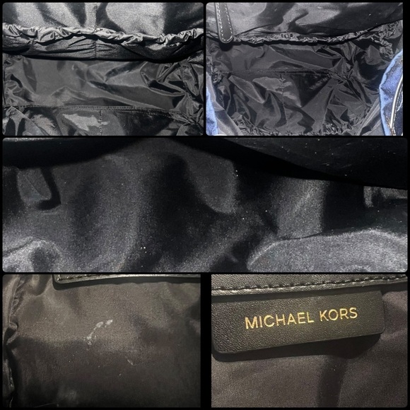 Michael Kors Dark Navy Blue Unisex Mott Large Nylon Baby Diaper Backpack | EUC? main image 15
